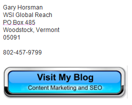 E-Mail Signature - Gary Horsman