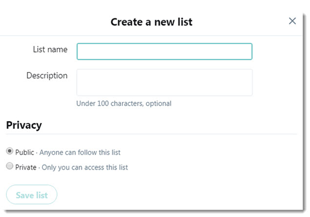 Using Twitter Lists - Creating a List - Twitter Tip